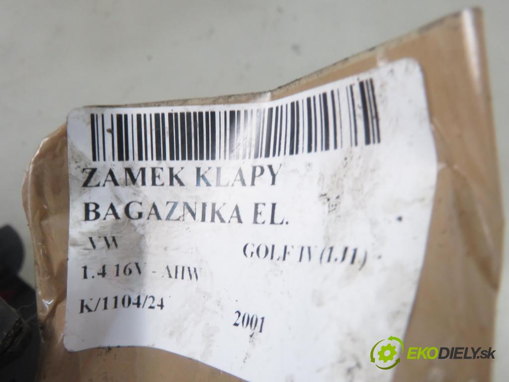 VW GOLF IV (1J1) HB 2001 55,00 1.4 16V - AHW 1390,00 zámok dveří kufr EL. 1J6827505B