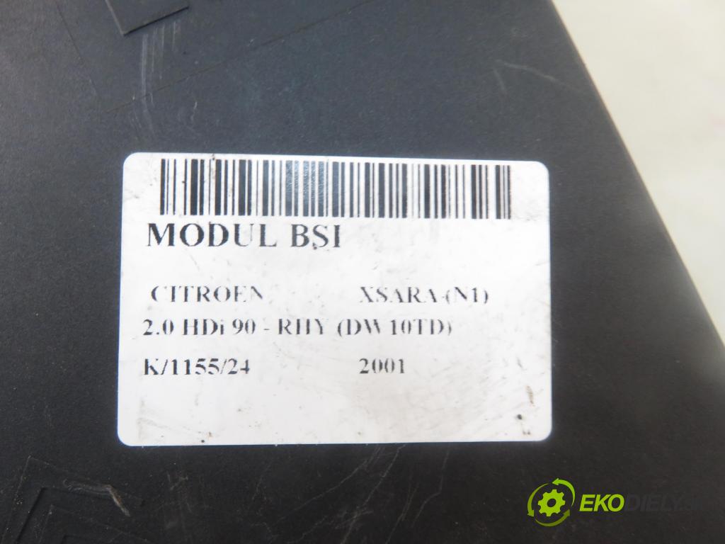 CITROEN XSARA (N1) HB 2001 66,00 2.0 HDi 90 - RHY (DW10TD) 1997,00 MODUL BSI 9641957680 ; 73003211