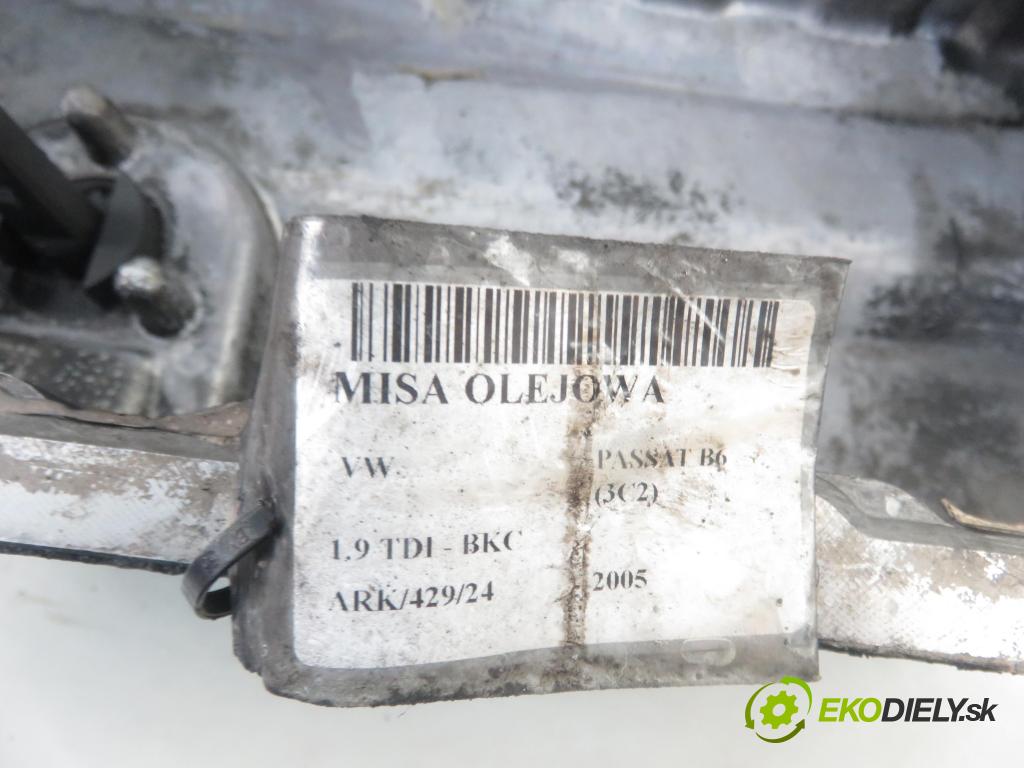 VW PASSAT B6 (3C2) SEDAN 2005 77,00 1.9 TDI PD 105 - BKC 1896,00 Vaňa olejová 038103603AG (Olejové vane)