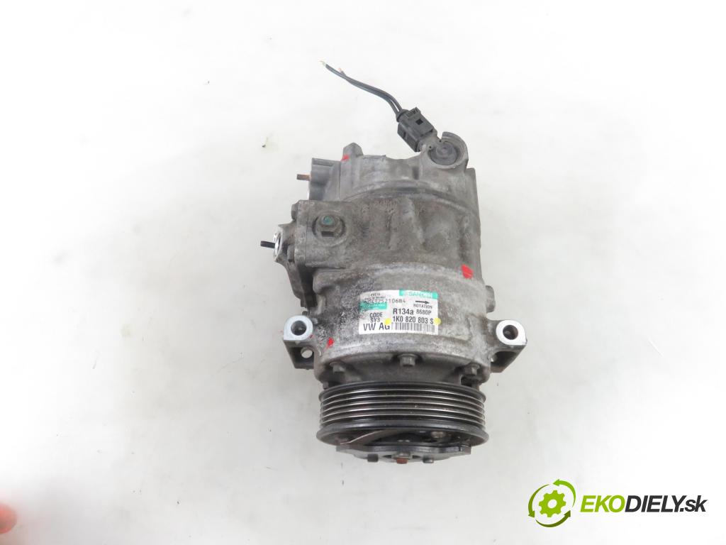 VW PASSAT B6 Variant (3C5) KOMBI 2006 77,00 1.9 TDI - BXE 1896,00 KOMPRESOR: klimatizace 1K0820803S (Kompresory)