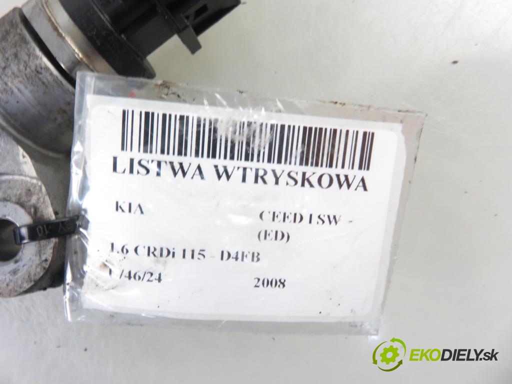 KIA CEE'D SW (ED) KOMBI 2008 0,00 1.6 CRDi 115 - D4FB 1582,00 Lišta vstrekovacia 314002A410 ; 0281002507 ; 0445214111 (Vstrekovacie lišty)