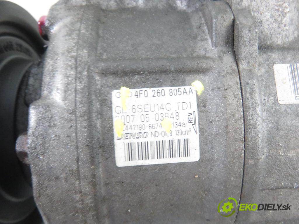 VW GOLF V (1K1) HB 2009 75,00 1.6 - BSE 1595,00 KOMPRESOR: klimatizace 4F0260805AA ; 4471906674 (Kompresory)