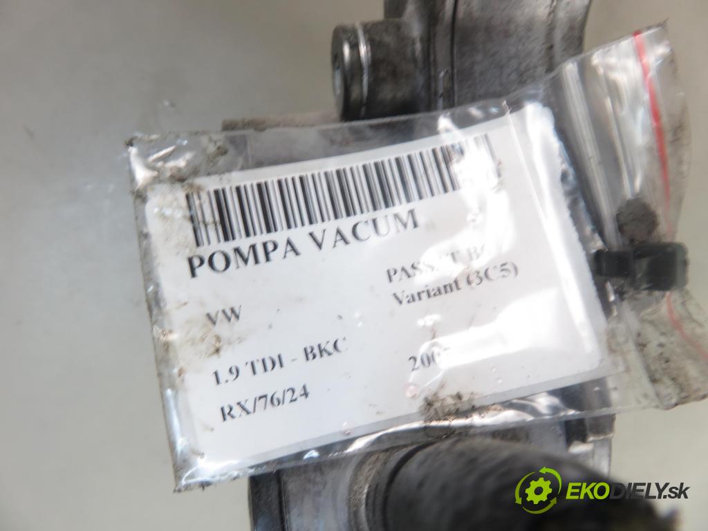 VW PASSAT B6 Variant (3C5) KOMBI 2005 77,00 1.9 TDI - BKC 1896,00 pumpa vakuová 038145209N