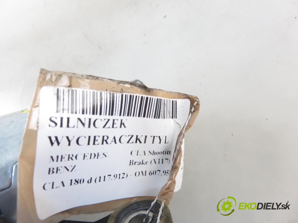 MERCEDES-BENZ CLA Shooting Brake (X117) KOMBI 2016 80,00 CLA 180 d (117.912) - OM 607.951 (K9K) 1461,00 motorek stěrače ZADNÍ: A1569068200 ; W000038727