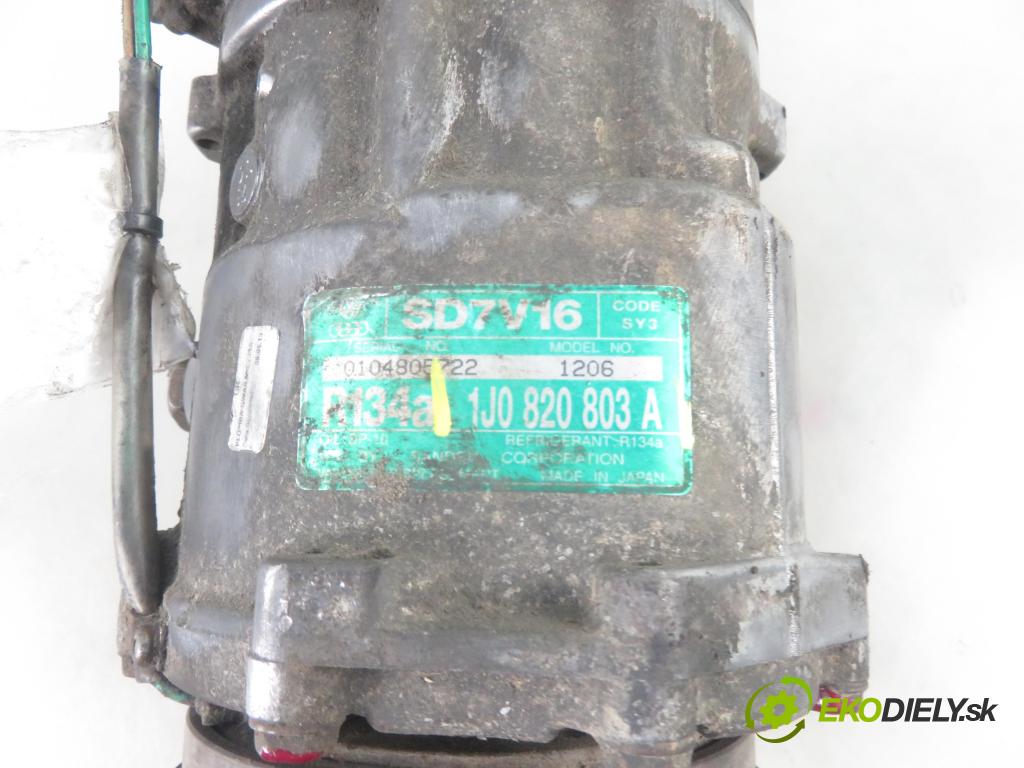 AUDI A3 (8L1) HB 1997 66,00 1.9 TDI - AGR 1896,00 KOMPRESOR: klimatizace 1J0820803A (Kompresory)