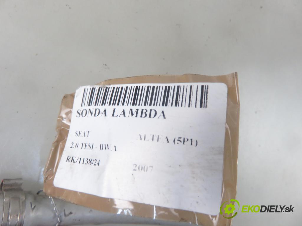 SEAT ALTEA (5P1) HB 2007 147,00 2.0 TFSI - BWA 1984,00 sonda lambda 0258017044 ; 06F906262AC (Lambda sondy)