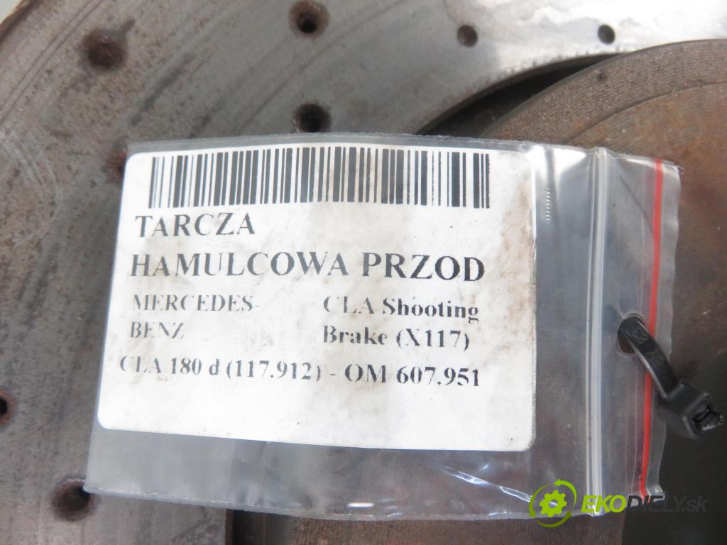 MERCEDES-BENZ CLA Shooting Brake (X117) KOMBI 2016 80,00 CLA 180 d (117.912) - OM 607.951 (K9K) 1461,00 Lamela kotúč brzdová predný
