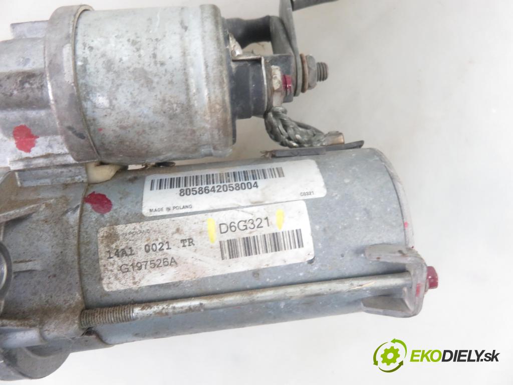 FIAT IDEA (350_) HB 2004 0,00 1.3 D Multijet - 188 A9.000 1248,00 Štartér D6G321 (Štartér)