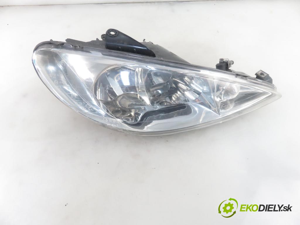 PEUGEOT 206 liftback (2A/C) HB 2002 80,00 1.6 16V - NFU (TU5JP4) 1587,00 Svetlo PP