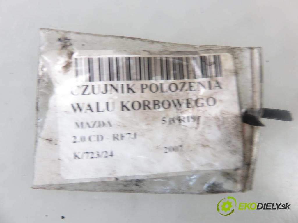 MAZDA 5 (CR19) MINIVAN 2007 105,00 2.0 MZR-CD 143 - RF7J 1998,00 snímač polohy Vačkového hřídele / kliky klikového RF7J18221