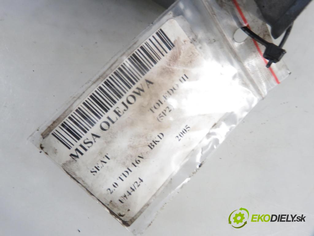 SEAT TOLEDO III (5P2) MINIVAN 2005 103,00 2.0 TDI 16V - BKD 1968,00 Vaňa olejová  (Olejová vaňa)