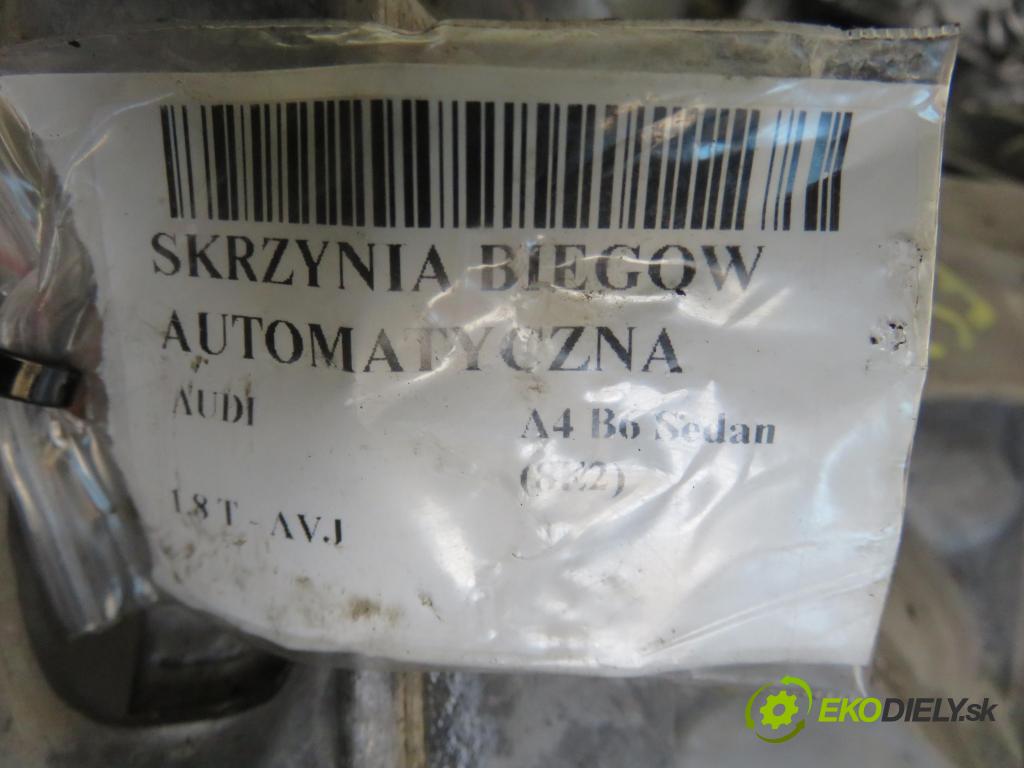 AUDI A4 (8E2, B6) SEDAN 2001 110,00 1.8 T - AVJ 1781,00 Prevodovka automatická FSD