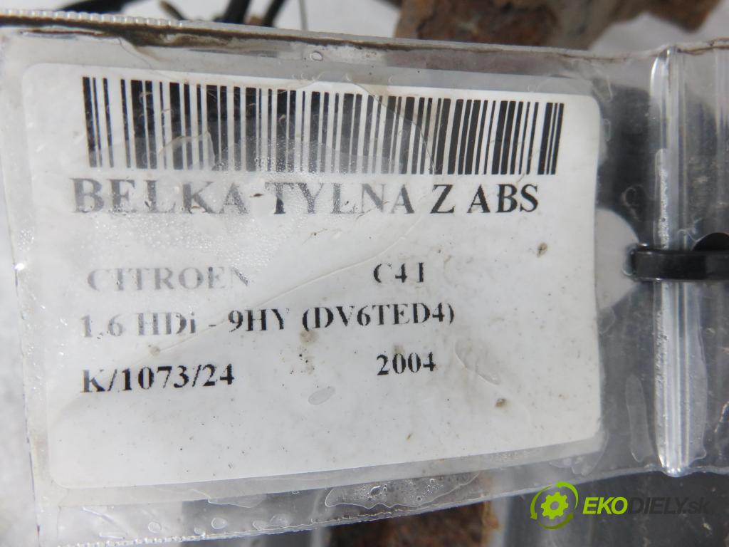 CITROEN C4 I (LC_) HB 2004 80,00 1.6 HDi - 9HY (DV6TED4) 1560,00 výztuha zadní část ABS