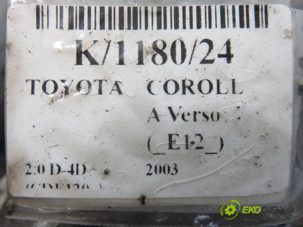 TOYOTA COROLLA Verso (_E12_) MINIVAN 2003 66,00 2.0 D-4D (CDE120_) - 1CD-FTV 1995,00 Prevodovka MANUALNA E350C