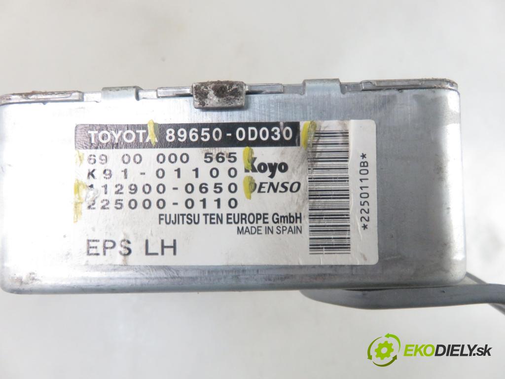 TOYOTA YARIS (_P1_) HB 2004 50,00 1.0 VVT- i 68 - 1SZ-FE 998,00 řídící jednotka servočerpadlo 896500D030 ; 6900000565 ; 1129000650 (Řídící jednotky)