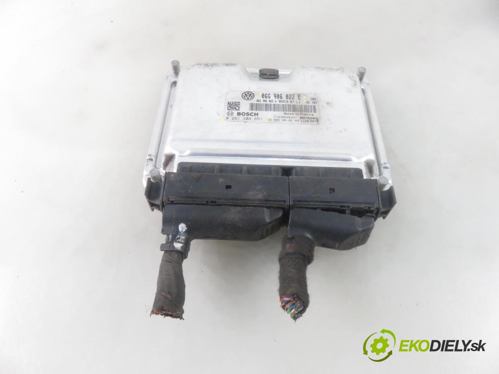 VW TOURAN (1T1, 1T2) MINIVAN 2009 80,00 2.0 EcoFuel - BSX 1984,00 Riadiaca jednotka Motor 06G906022E ; 0261S04651