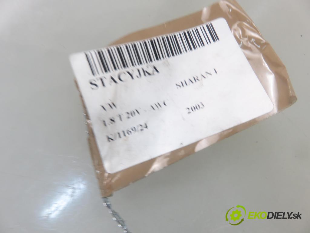 VW SHARAN (7M8, 7M9, 7M6) MINIVAN 2003 110,00 1.8 T 20V - AWC 1781,00 spinačka 4B0905851B (Spínacie skrinky a kľúče)