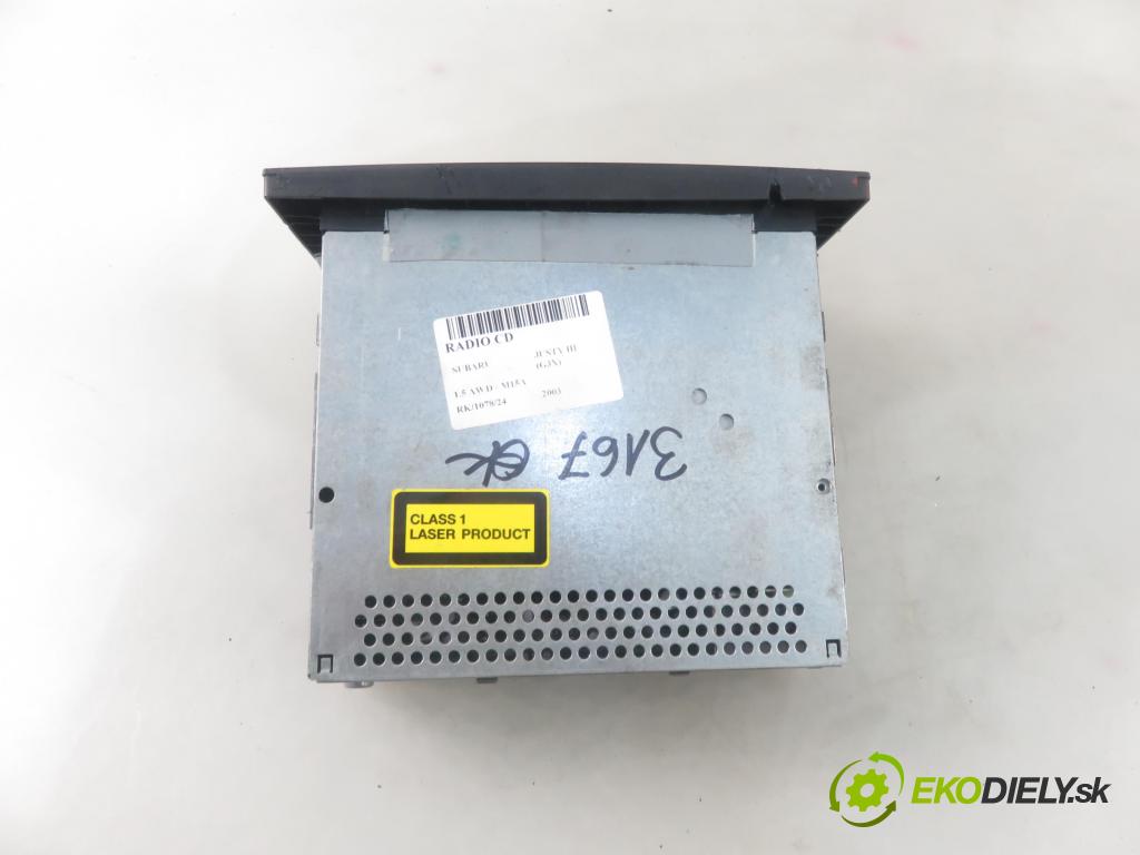 SUBARU JUSTY III (G3X) HB 2003 79,00 1.5 AWD - 99 M15A 1490,00 RADIO CD 3910186G10