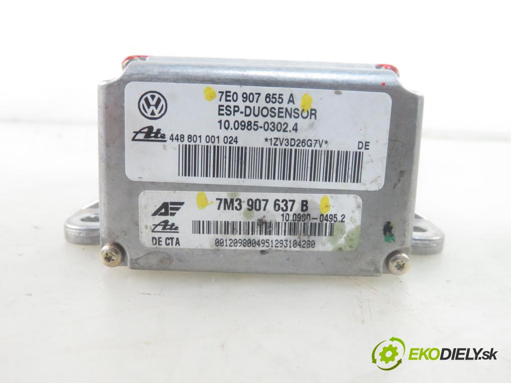 VW SHARAN (7M8, 7M9, 7M6) MINIVAN 2003 110,00 1.8 T 20V - AWC 1781,00 snímač ESP 7M3907637B ; 7E0907655A