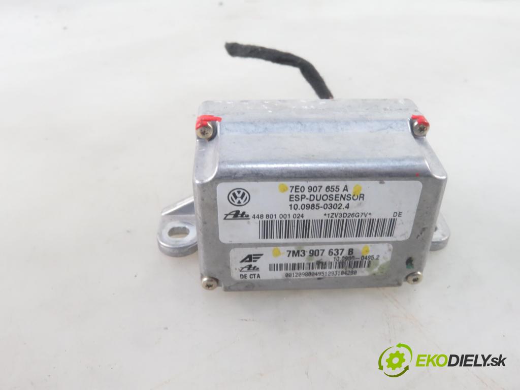 VW SHARAN (7M8, 7M9, 7M6) MINIVAN 2003 110,00 1.8 T 20V - AWC 1781,00 snímač ESP 7M3907637B ; 7E0907655A
