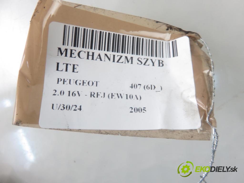 PEUGEOT 407 (6D_) SEDAN 2005 103,00 2.0 16V  1997,00 mechanismus oken LTE 9644893780