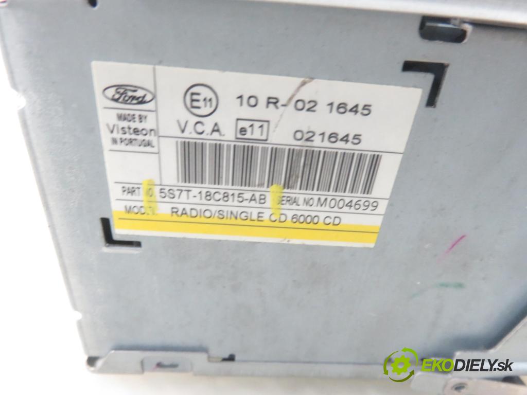 FORD MONDEO III Turnier (BWY) KOMBI 2003 92,00 1.8 16V - CHBA 1798,00 RADIO CD 5S7T18C815AB