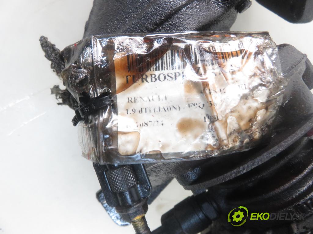 RENAULT SCENIC I (JA0/1_) MINIVAN 1999 72,00 1.9 dTi 98 - F9Q 736 1870,00 RYCHLONABÍJEČKA: 7700107795 (Turbodúchadla (kompletní))