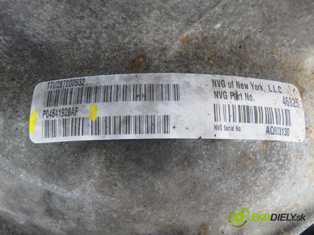 CHRYSLER VOYAGER IV (RG, RS) MINIVAN 2001 105,00 2.5 CRD 143 - ENJ 2499,00 Prevodovka MANUALNA P04641928AF