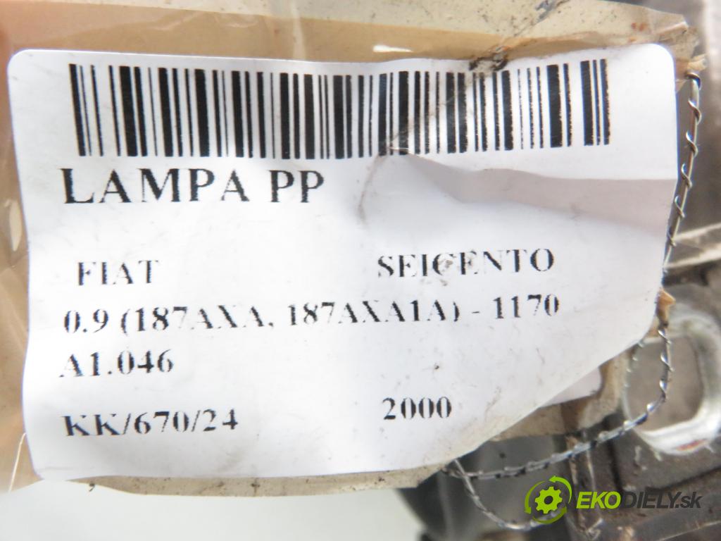 FIAT SEICENTO / 600 (187_) HB 2000 29,00 0.9 39 - 1170 A1.046 899,00 Svetlo PP 46512763