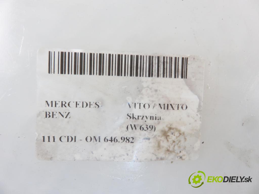 MERCEDES-BENZ VITO / MIXTO Skrzynia (W639) FURGON 2006 80,00 111 CDI 109 - OM 646.982 2148,00 pumpa paliva 6394701494