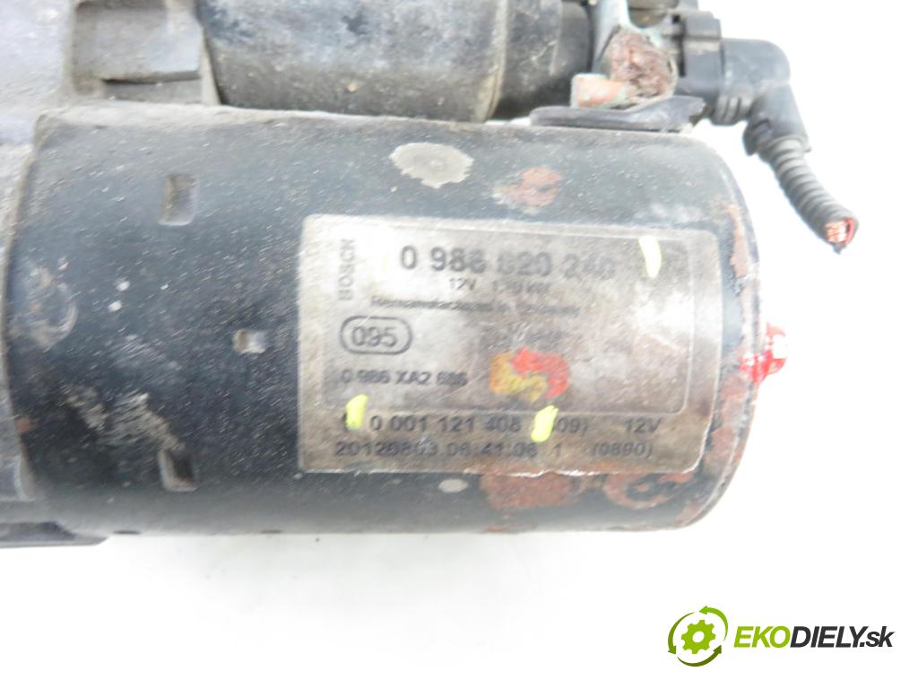VW TOURAN (1T1, 1T2) MINIVAN 2009 80,00 2.0 EcoFuel - BSX 1984,00 Štartér 0986020240 ; 0001121408 (Štartéry)