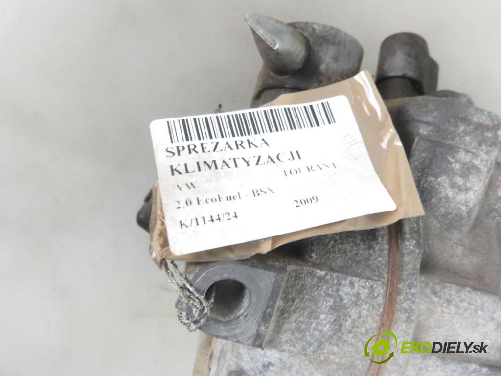 VW TOURAN (1T1, 1T2) MINIVAN 2009 80,00 2.0 EcoFuel - BSX 1984,00 KOMPRESOR: klimatizace 1K0820859M (Kompresory)