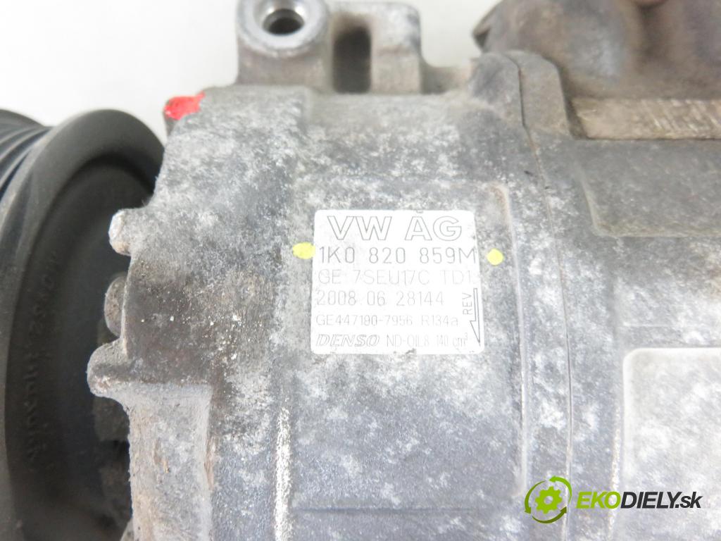 VW TOURAN (1T1, 1T2) MINIVAN 2009 80,00 2.0 EcoFuel - BSX 1984,00 KOMPRESOR: klimatizace 1K0820859M (Kompresory)