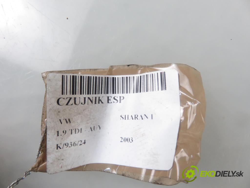 VW SHARAN (7M8, 7M9, 7M6) MINIVAN 2003 85,00 1.9 TDI PD 115 - AUY 1896,00 snímač ESP 7M3907637 ; YM212C184AA