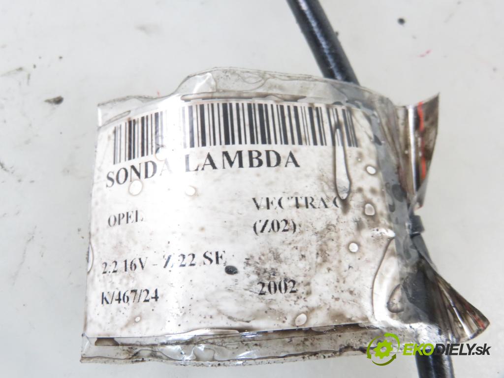 OPEL VECTRA C (Z02) SEDAN 2002 108,00 2.2 16V - Z 22 SE 2198,00 sonda lambda 12573936 (Lambda sondy)
