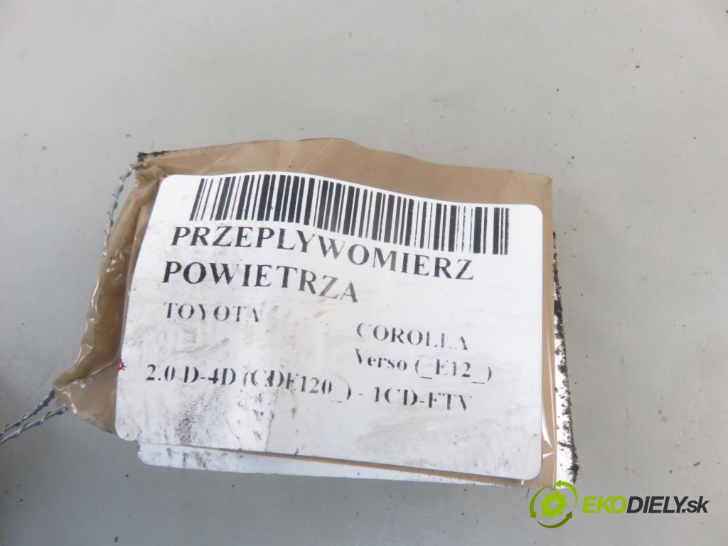 TOYOTA COROLLA Verso (_E12_) MINIVAN 2003 66,00 2.0 D-4D (CDE120_) - 1CD-FTV 1995,00 váha vzduchu vzduchu 2220427010 ; AFH70M23