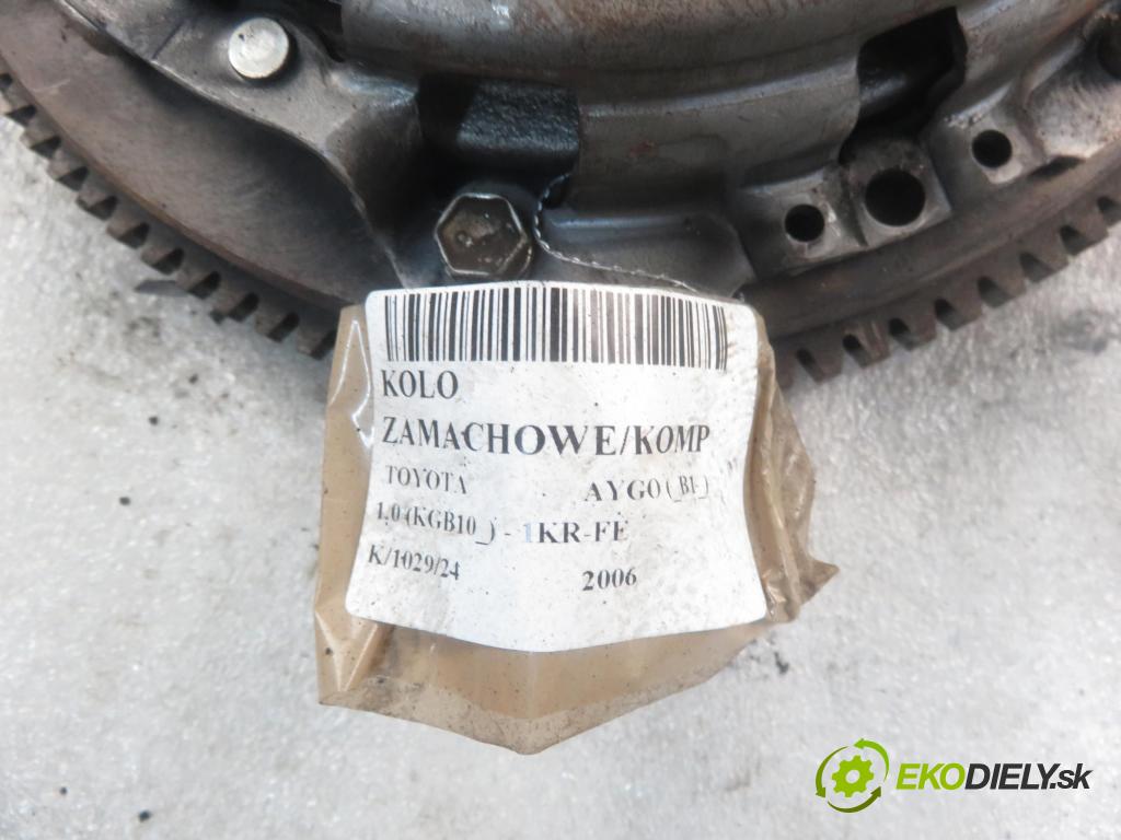 TOYOTA AYGO (_B1_) HB 2006 50,00 1.0 68 - 1KR-FE 998,00 Koleso zotrvačník 1345100010A