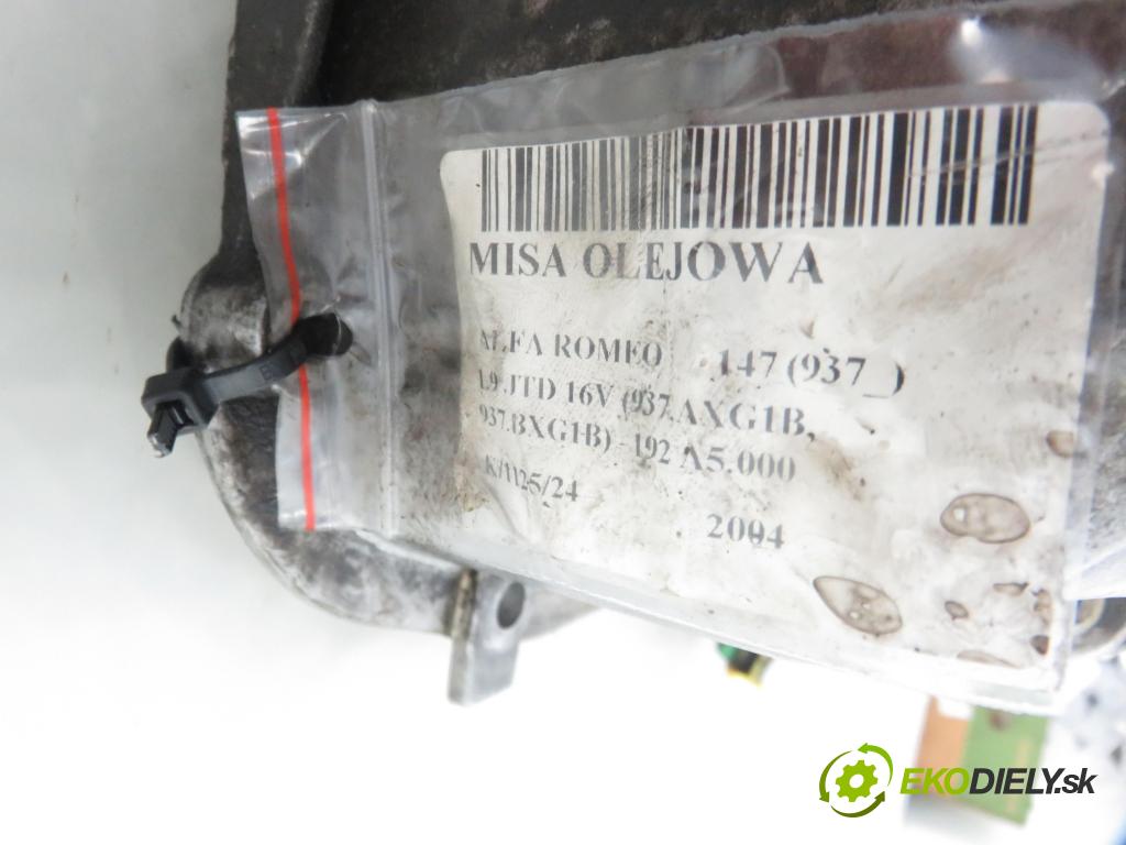 ALFA ROMEO 147 (937_) HB 2004 103,00 1.9 JTD Multijet 140 - 192 A5.000 1910,00 Vaňa olejová  (Olejové vane)