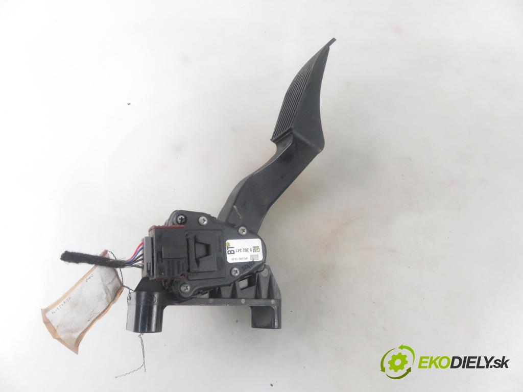 OPEL ZAFIRA A Nadwozie Wielkopojemne (MPV) (T98)  MINIVAN 2002 92,00 1.8 16V 125 - Z 18 XE 1796,00 Potenciometer plynu 9202341BT (Pedále)