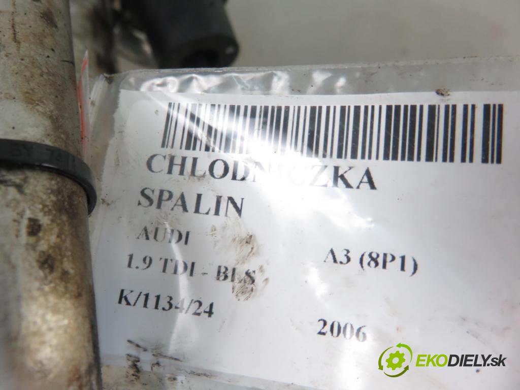 AUDI A3 (8P1) HB 2006 77,00 1.9 TDI - BLS 1896,00 Chladič spalín 03G131512G