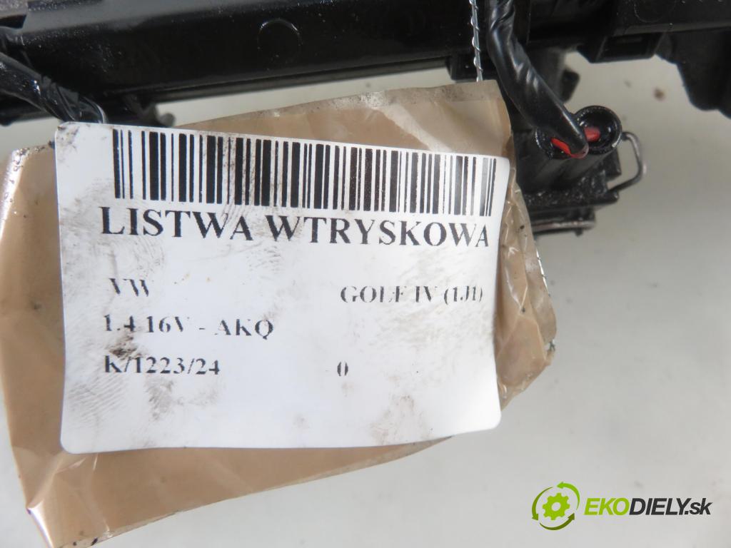 VW GOLF IV (1J1) HB 1998 55,00 1.4 16V 75 - AKQ 1390,00 Lišta vstrekovacia 036133319B ; 036031C ; IWP058 (Vstrekovacie lišty)