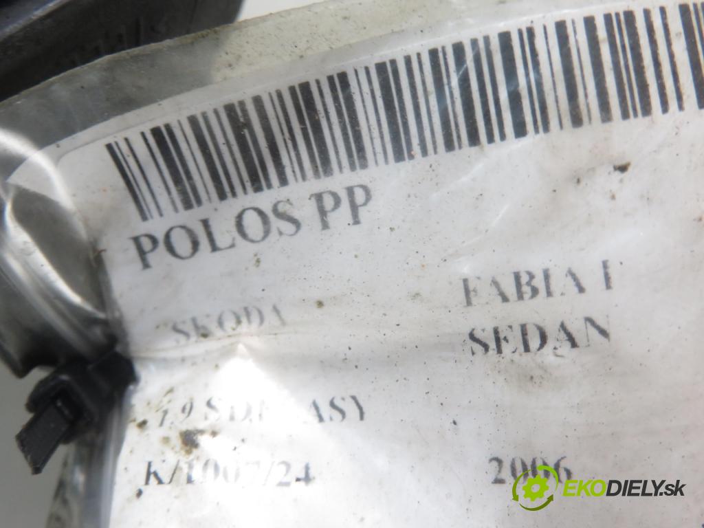 SKODA FABIA I SEDAN (6Y3) SEDAN 2006 47,00 1.9 SDI - ASY 1896,00 Poloos PP