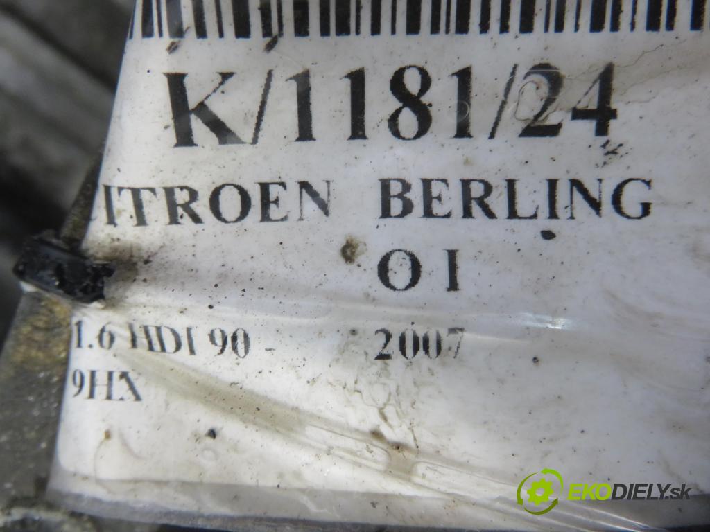 CITROEN BERLINGO / BERLINGO FIRST nadwozie wielkoprzestrzenne (MPV) KOMBIVAN 2007 66,00 1.6 HDI 90 - 9HX (DV6ATED4) 1560,00 Prevodovka MANUALNA 20DM83