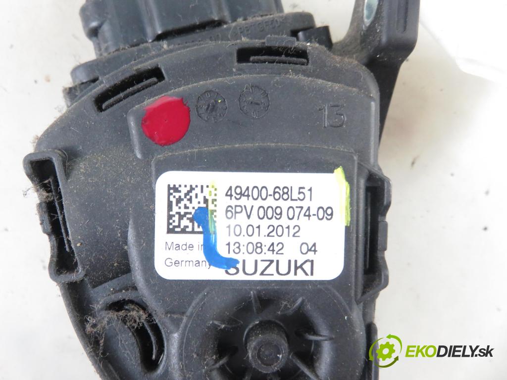 SUZUKI SWIFT IV (FZ, NZ) HB 2012 0,00 1.2 - K12M 1197,00 Potenciometer plynu 4940068L51 ; 6PV00907409 (Pedále)