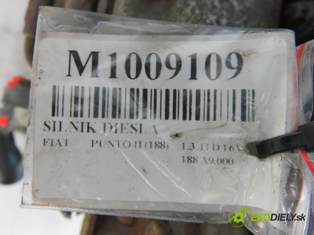 FIAT PUNTO (188_) HB 2005 51,00 1.3 JTD 16V - 188 A9.000 1248,00 Motor DIESEL 188A9000