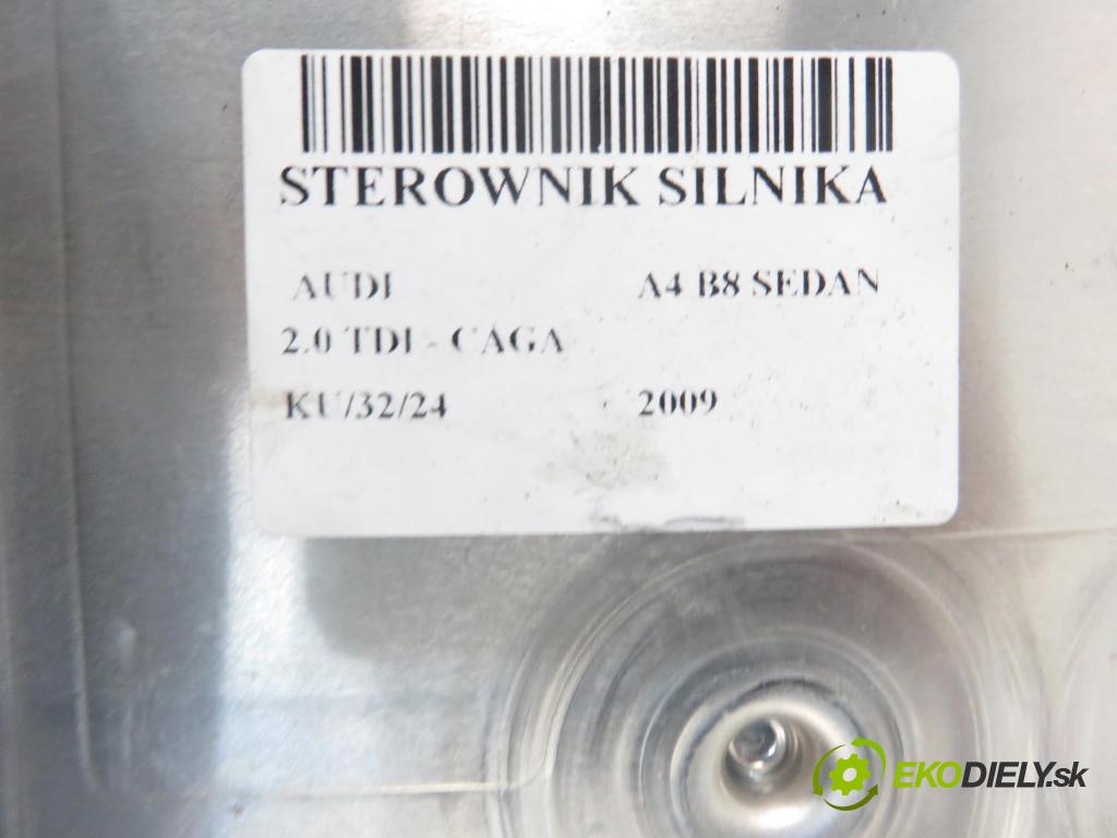 AUDI A4 (8K2, B8) SEDAN 2009 105,00 2.0 TDI - CAGA 1968,00 řídící jednotka motora 03L906022MJ ; 0281015584