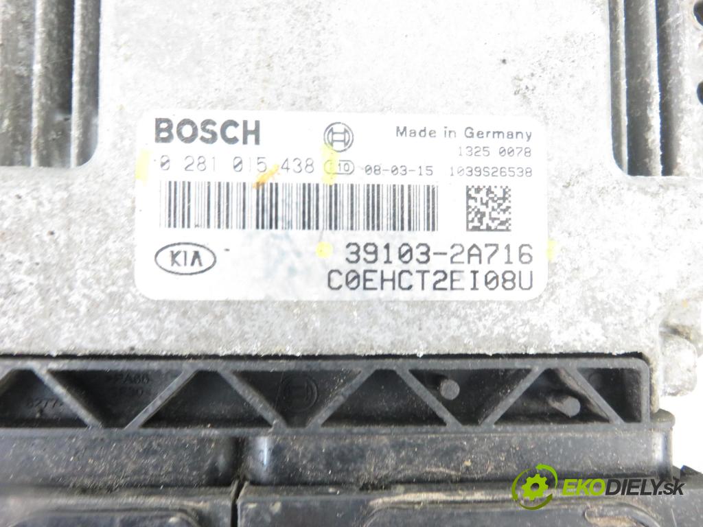 KIA CEE'D SW (ED) KOMBI 2008 0,00 1.6 CRDi 115 - D4FB 1582,00 řídící jednotka motora 0281015438 ; 391032A716