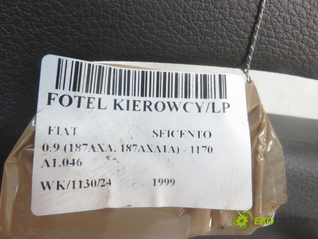 FIAT SEICENTO / 600 (187_) HB 1999 29,00 0.9 39 - 1170 A1.046 899,00 Sedadlo šoféri