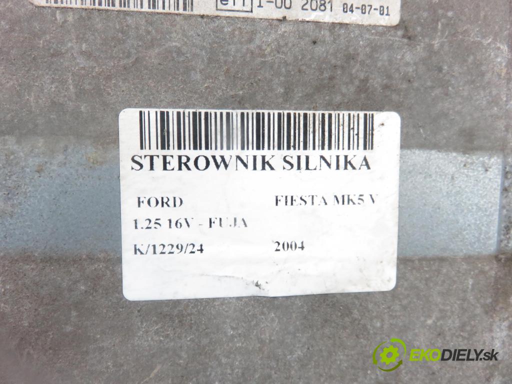 FORD FIESTA V (JH_, JD_) HB 2004 55,00 1.25 16V - FUJA 1242,00 řídící jednotka motora 4S6112A650SB ; S120977015C