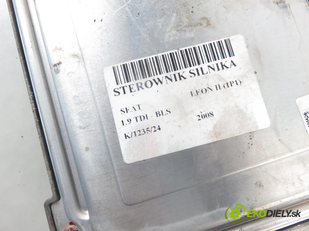 SEAT LEON (1P1) HB 2008 77,00 1.9 TDI - BLS 1896,00 řídící jednotka motora 03G906056AA ; 0281015336 ; 03G906021AB